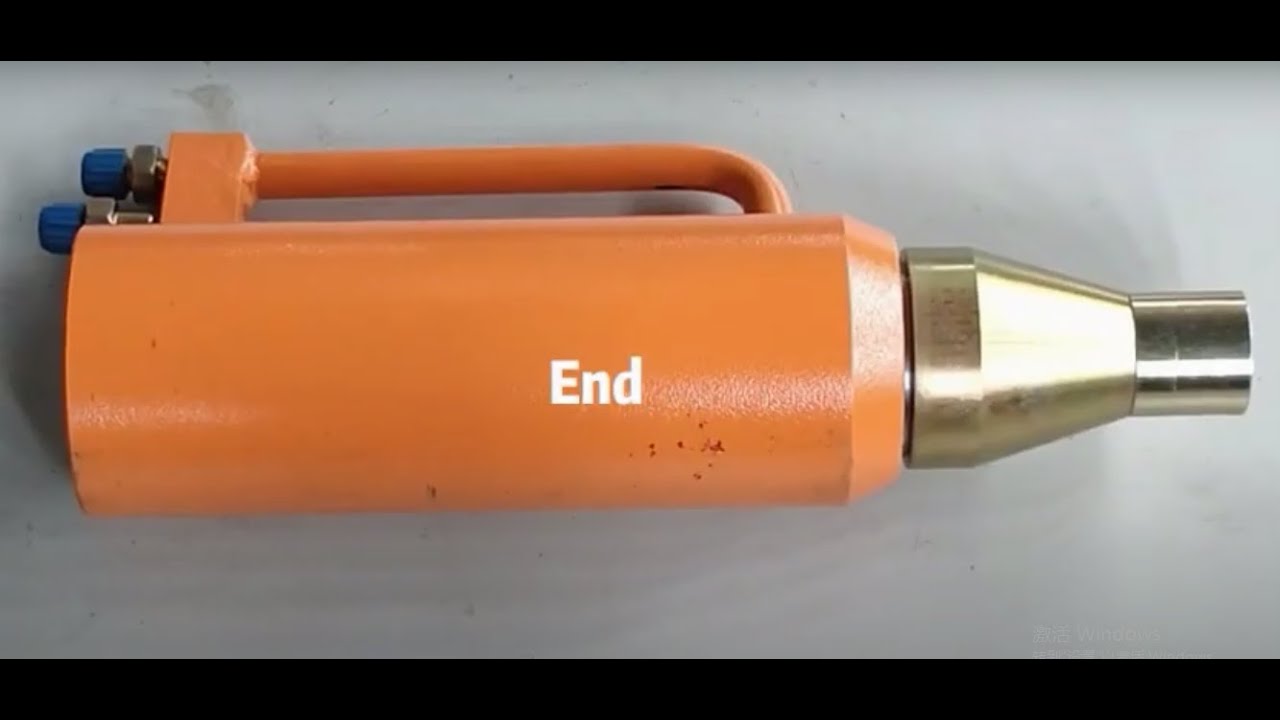 Hydraulic mono strand jack installation