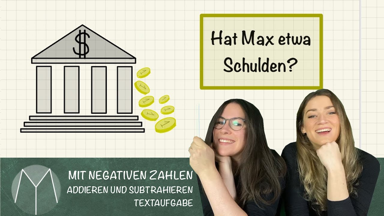 Mit negativen Zahlen addieren und subtrahieren I Textaufgabe