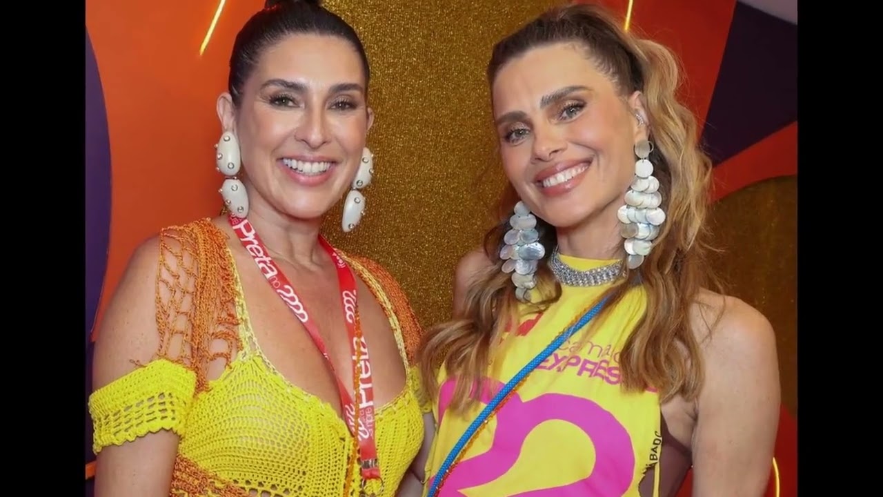 Fernanda Paes Leme e Carolina Dieckmmann curtem camarote que homenageia Preta Gil em Salvador