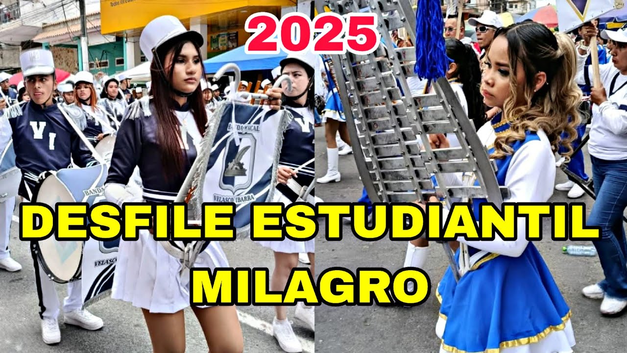 En Vivo 🔴 Desfile Cívico Estudiantil de Milagro (2025) Fiestas de Milagro | Click Televisión ▶