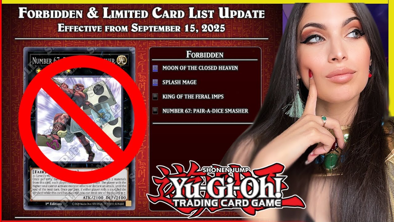 Yu-Gi-Oh! NEW Banlist September 2025 and NEW DARKLORD Support