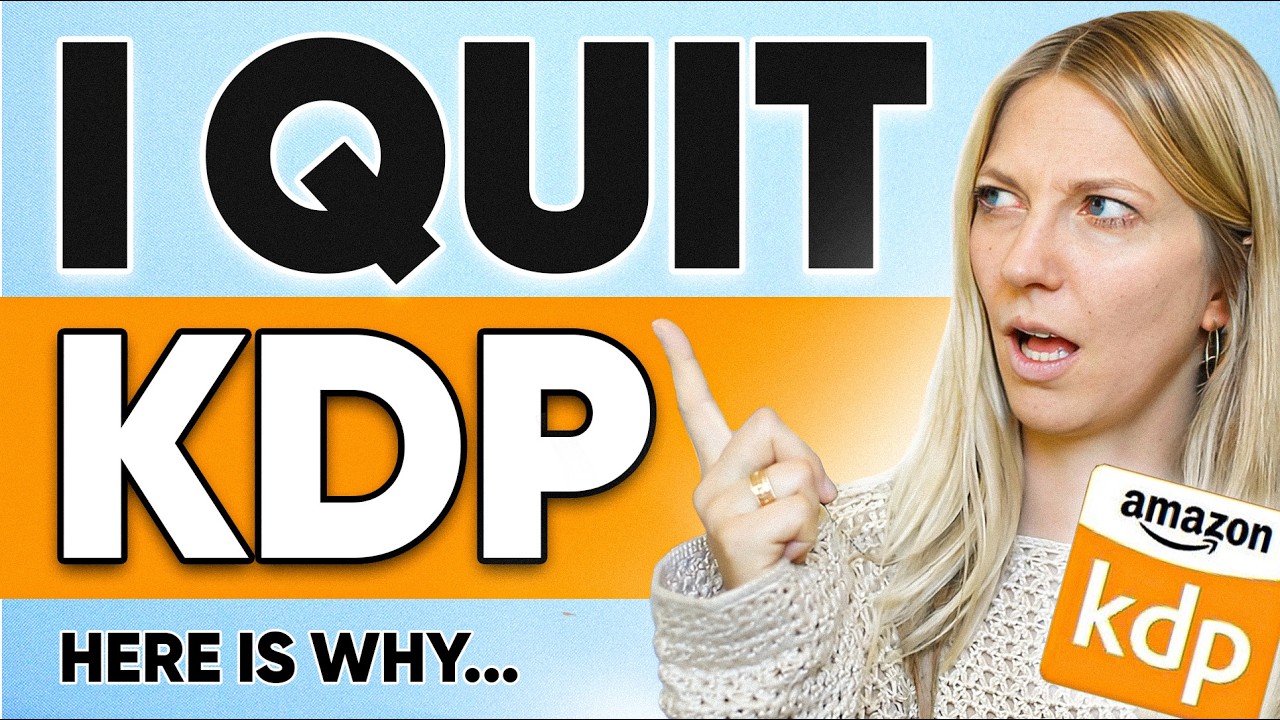 I QUIT Amazon KDP. Here's Why. I Found a Better Side Hustle...