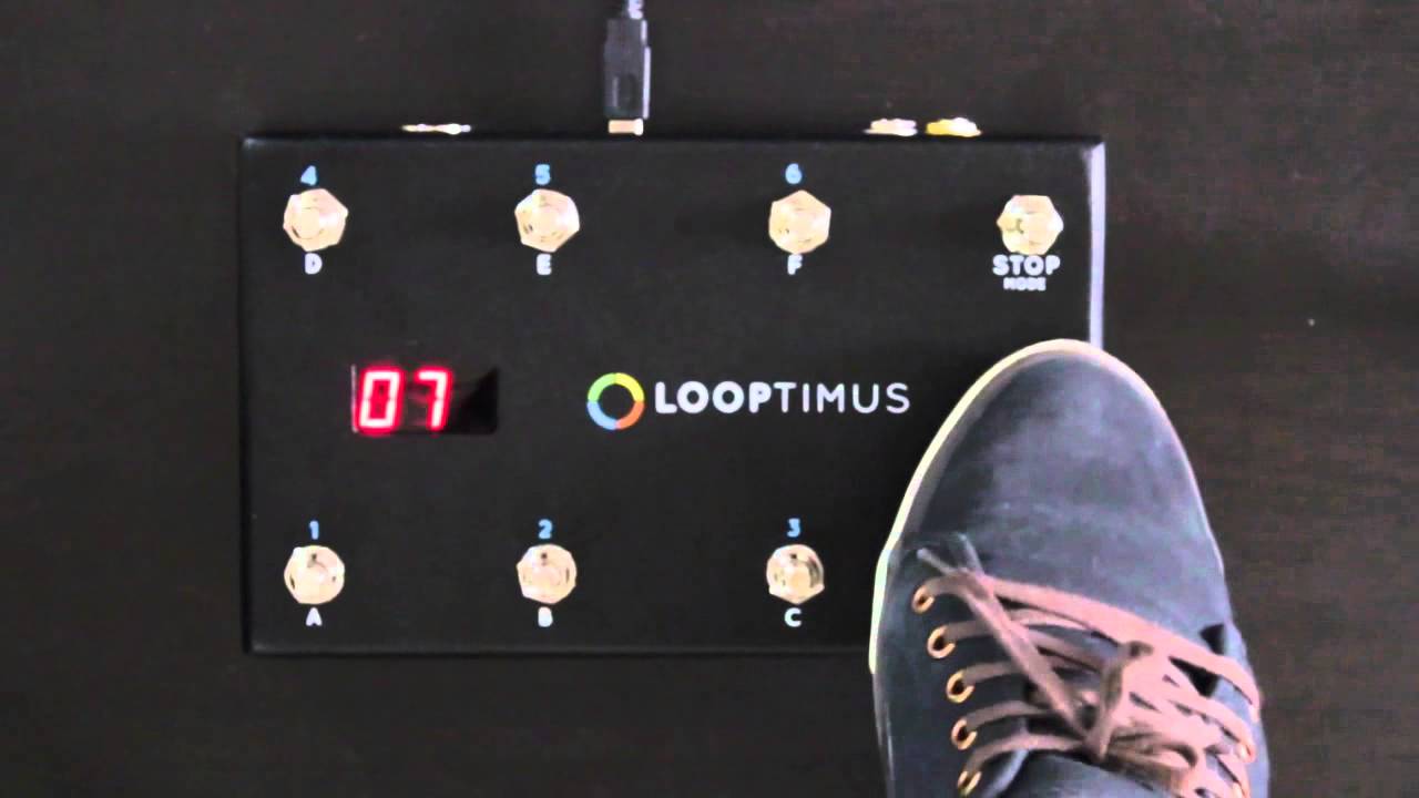 Looptimus USB MIDI Foot Controller: Program Change Mode