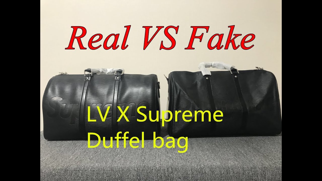 Unbelievable!!! This top quality Supreme x Louis Vuitton duffel bag is better than authentic