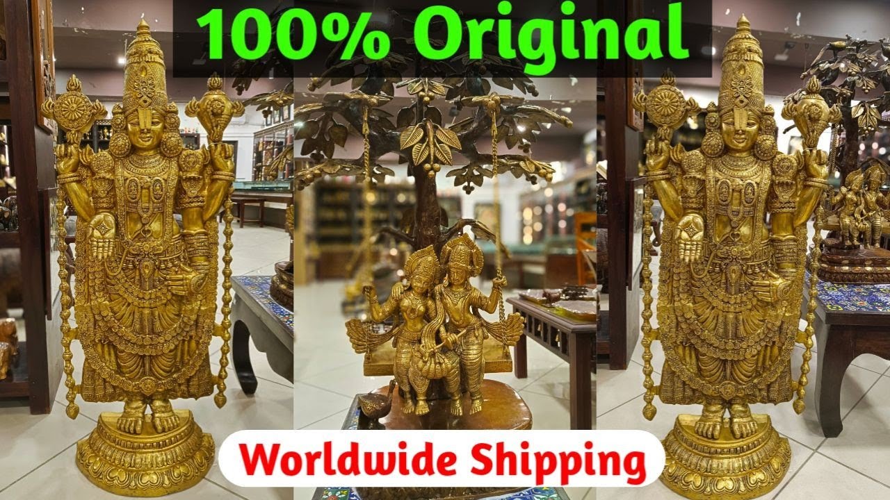 Real Old Tanjore painting with gold foil | bronze casting sculptures | Namma MKG