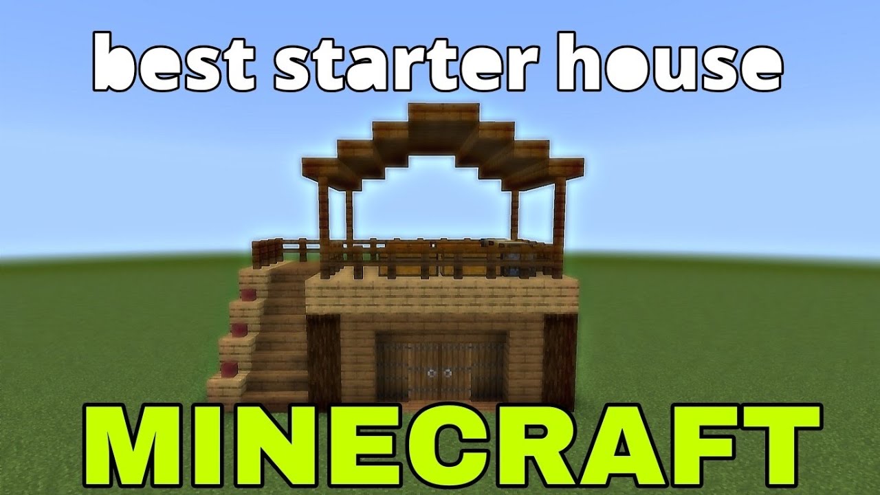 Minecraft best and easiest starter house tutorial|MINECRAFT 