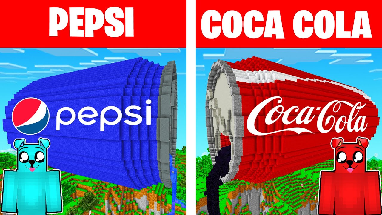 PEPSI vs COCA COLA w Minecraft!