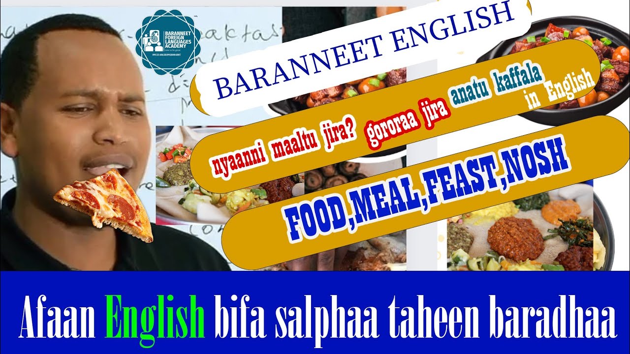 afaan English bifa salphaa taheen baradhaa learn English in afaan oromo with Omar al-faruk