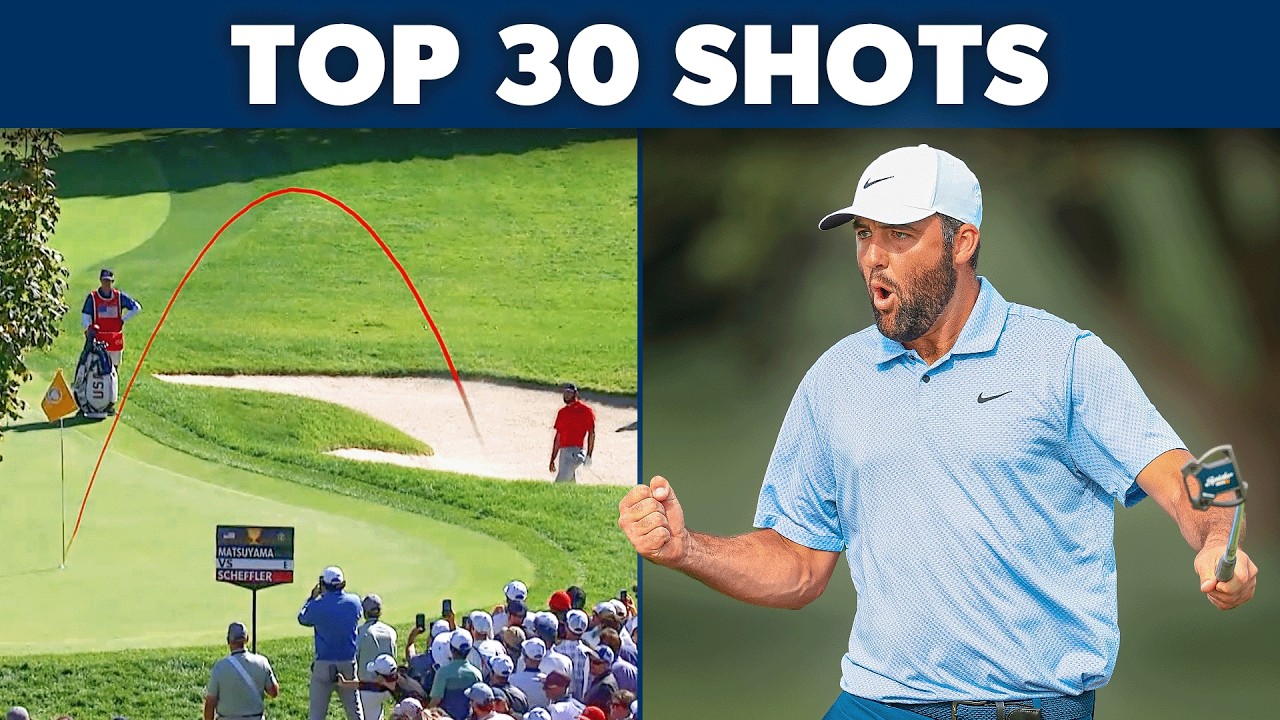 The TOP 30 shots of Scottie Scheffler's career (So far...)
