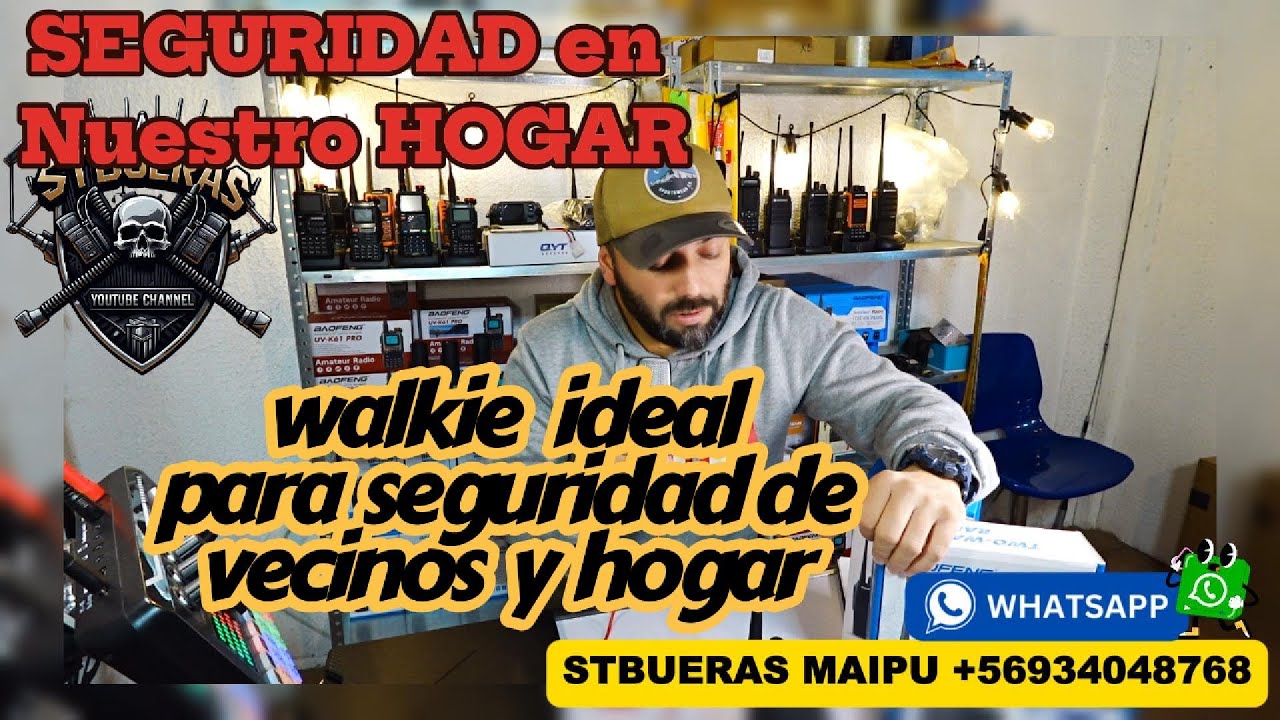 ESTAS A TIEMPO Protege tu HOGAR con ESTA RADIO WALKIE Seguridad Vecinal BAOFENG