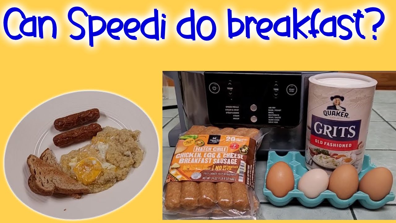 Ninja Speedi~Eggs, Grits and Sausage in the Ninja Speedi