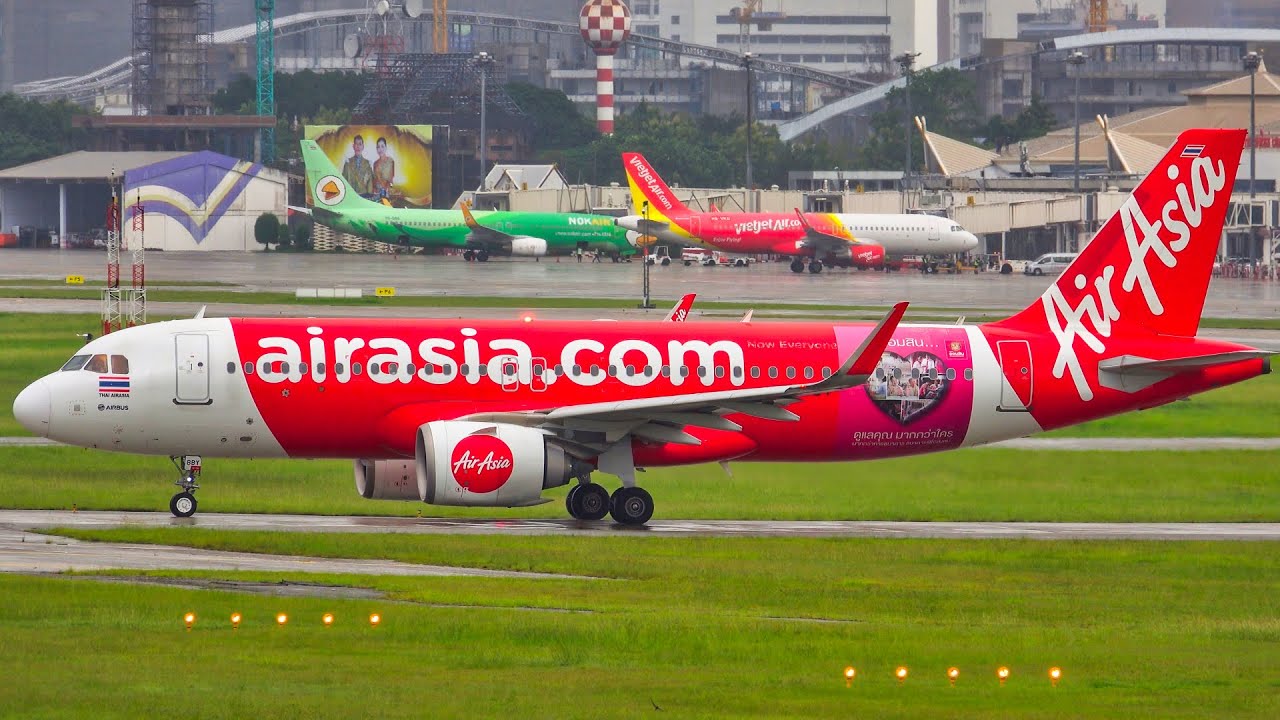 20 MINS LANDINGS & TAKEOFFS at CNX | 4K | Close Up Plane Spotting at Chiang Mai, Thailand (2022)