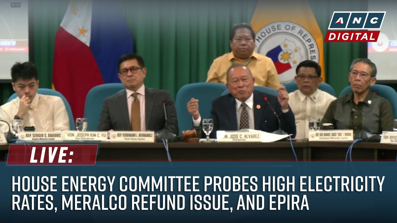 LIVE: House energy committee probes high electricity rates, MERALCO refund issue, and EPIRA