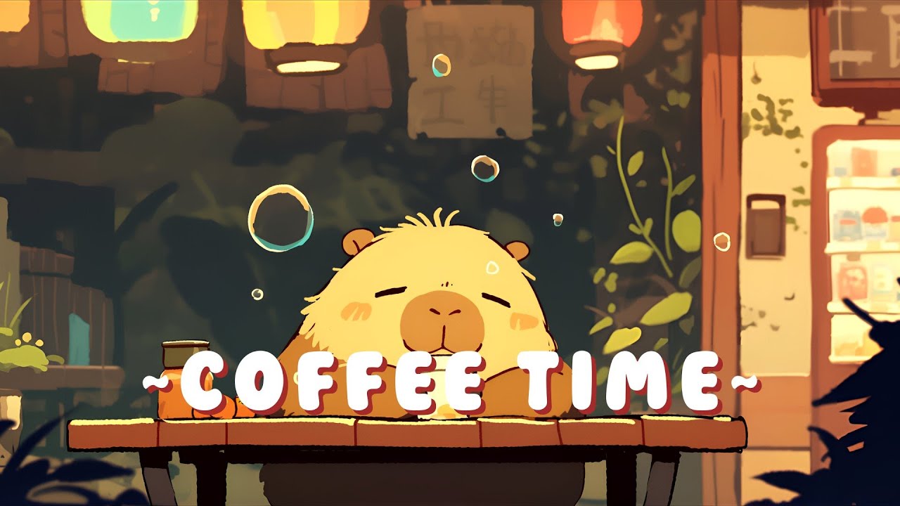 [Extended Mix] Capybara Lofi Music Station | Ambient Study Beats Mix 🦫 📝