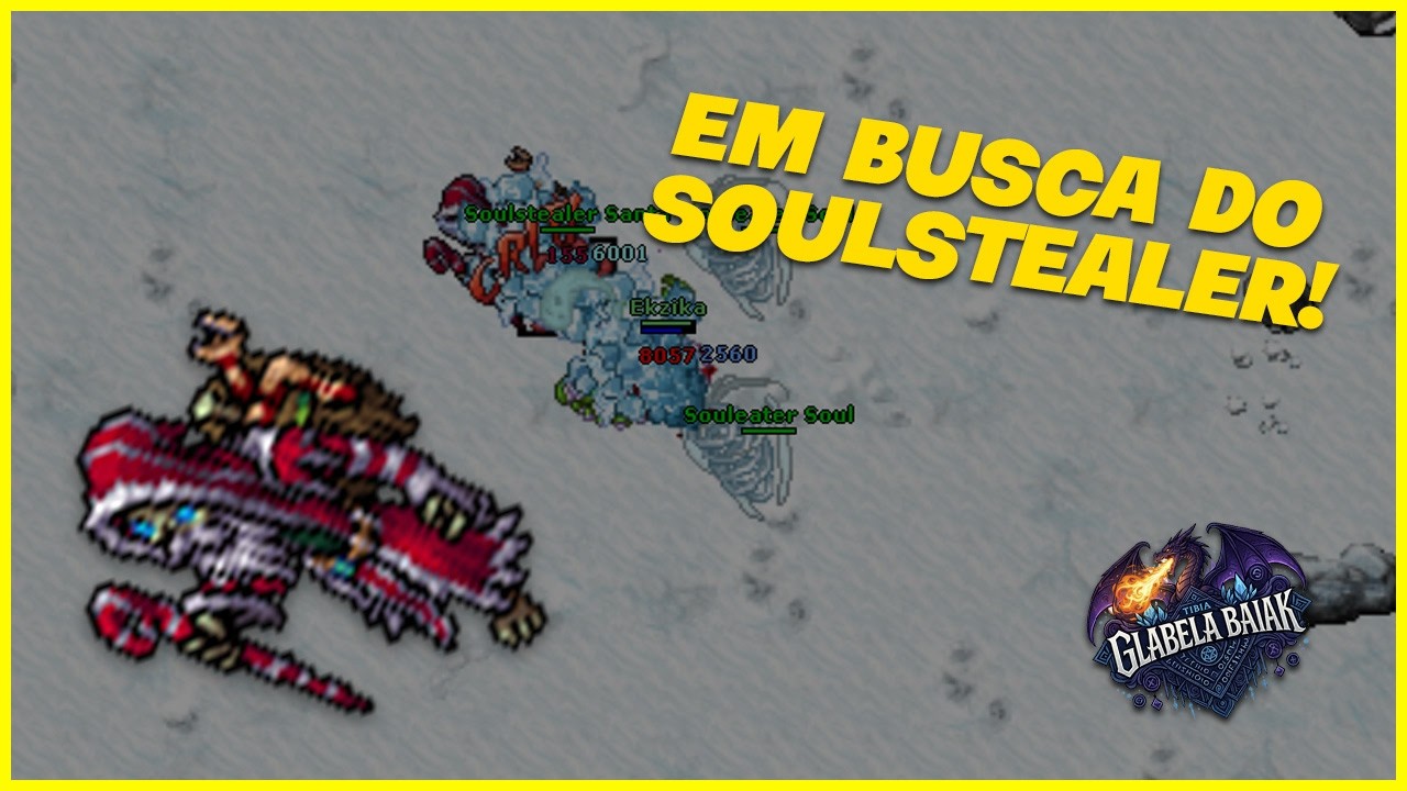 Em busca do Soulstealer Santa - Glabela Baiak - melhor ot baiak custom de 2026 - #tibia #games