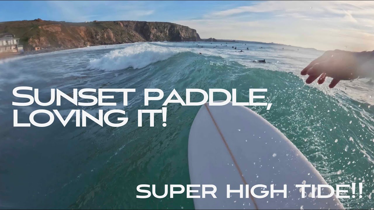 Watergate Cornwall sunset paddle - Surf al tramonto in Cornovaglia!