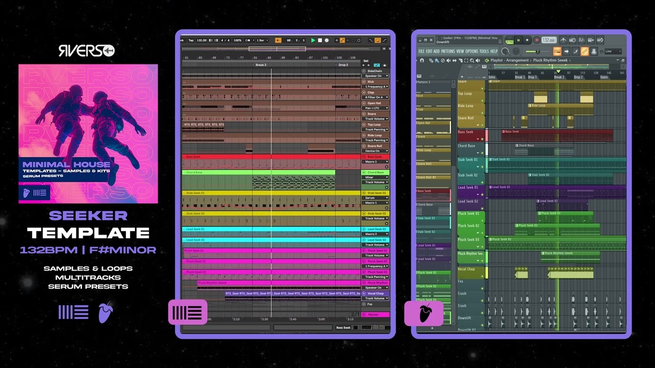 Seeker (Minimal House Ableton Live & FL Studio Template) [Serum Presets] Royalty Free