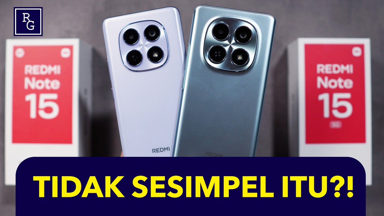 Menarikan Mana ?! - Review Perbandingan Redmi Note 15 4G vs Redmi Note 15 5G Resmi Indonesia