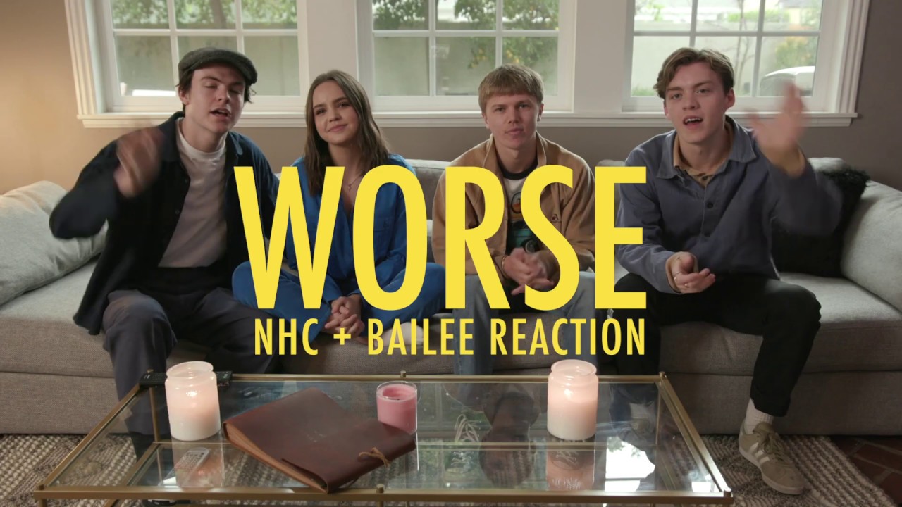 Worse Video Reaction - New Hope Club w/ Bailee Madison