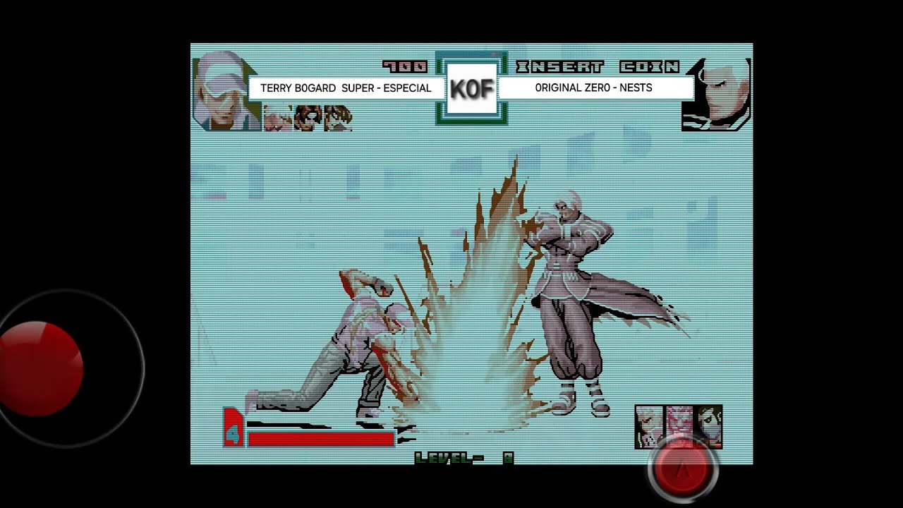 Kof2001 Terry 4 Lutadores Super Especial Maximum 2botões Ligados L-8