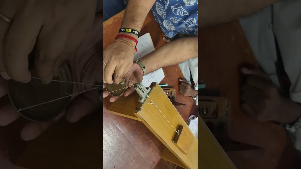 Coefficient of static friction.Class 11 practical
