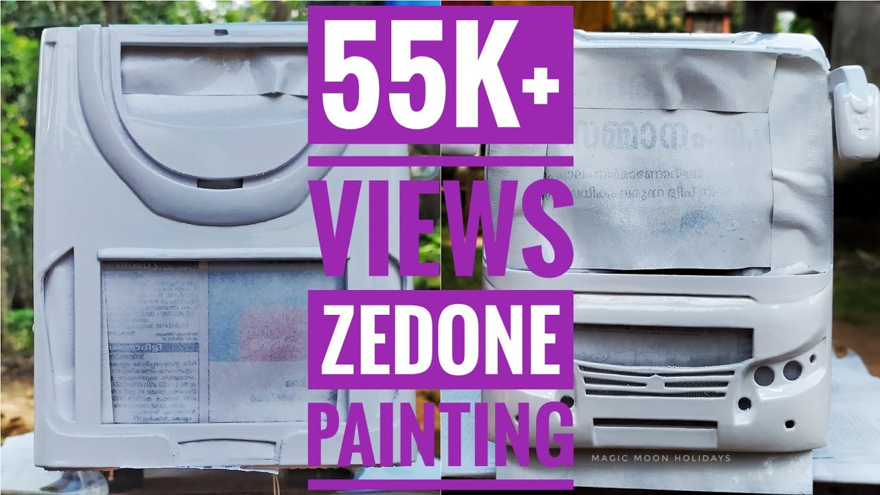 🚌TOURIST BUS MINIATURE🎨 ZEDON BODY PAINTING🖌️ FINAL-PART