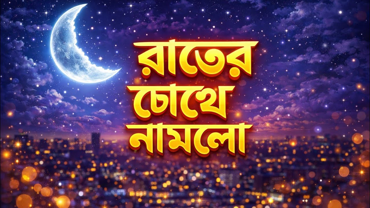 রাতের চোখে নামলো | হৃদয় ছুঁয়ে যাওয়া ইসলামিক গজল | নিঃশব্দ কষ্টের গান 😢