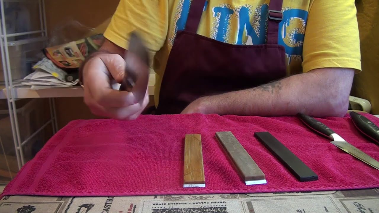 Ножи Tojiro заточка-вулканит+Вашита+Сунгари