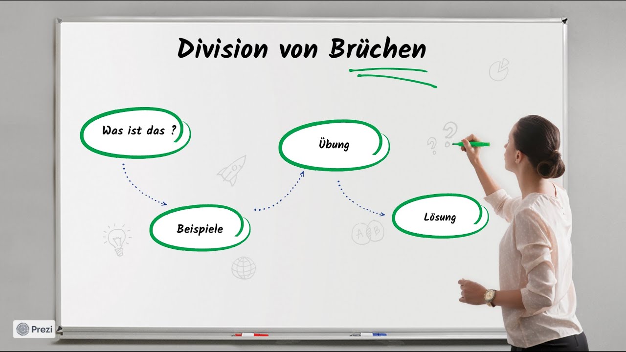 Division von Brüchen (Klasse 5) - Daishinmaths