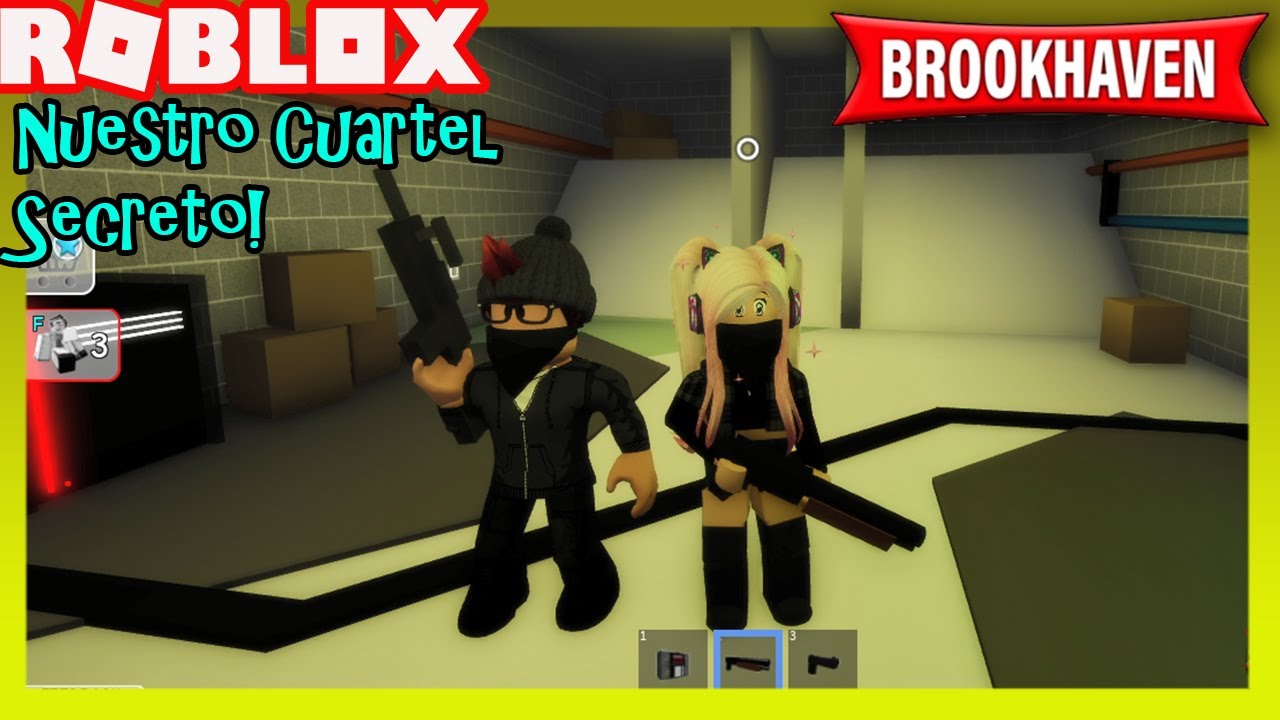 😎Somos Los Ladrones Mas Pro De Brookhaven! Tenemos Nuestro Cuartel Secreto!! jijij!😃😄