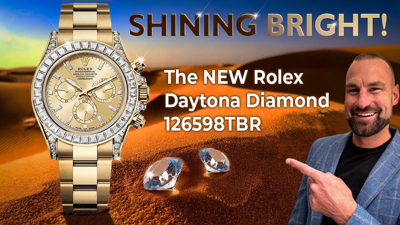 Сияйте ярко! НОВЫЕ часы Rolex Daytona Diamond 126598TBR