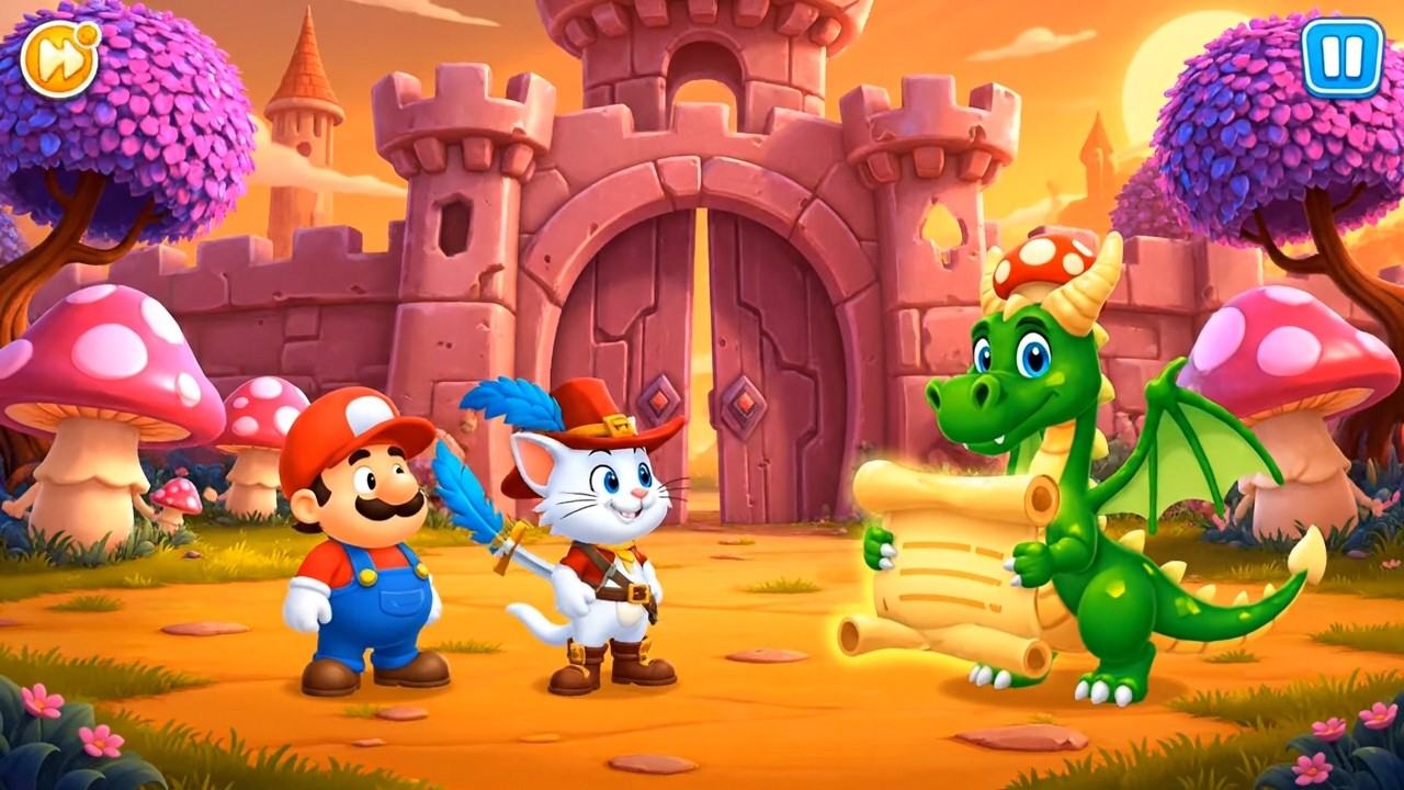 Cap vs  Boots: Mushroom Duel