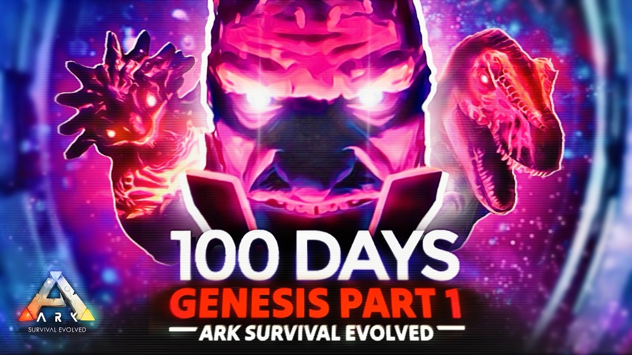 I Survived 100 Days of ARK Genesis Hardcore [ARK: Survival Evolved]