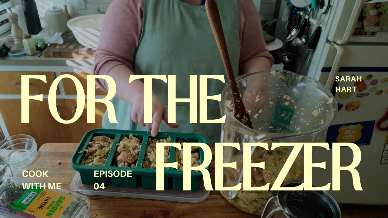 Thanksgiving prep day - Make ahead and freeze Thanksgiving