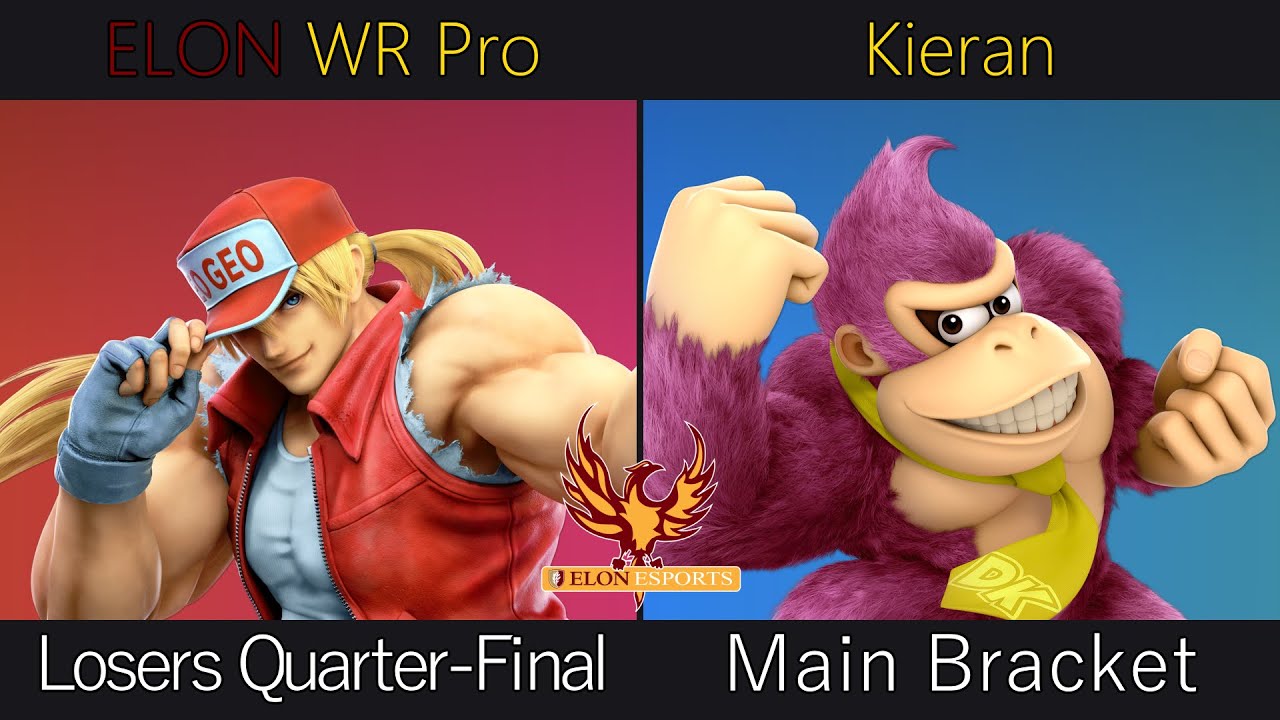 Elon SmashFest #65 | ELON WR Pro (Terry) vs. Kieran (Donkey Kong) | Loser's Quarter-Finals | 1/10/26