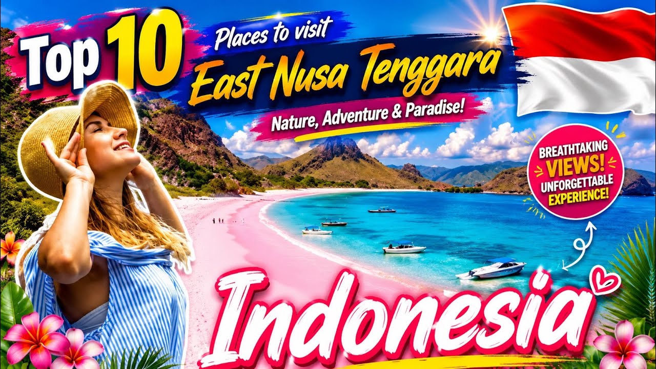 Top 10 Places to visit East Nusa Tenggara, Indonesia 🇮🇩
