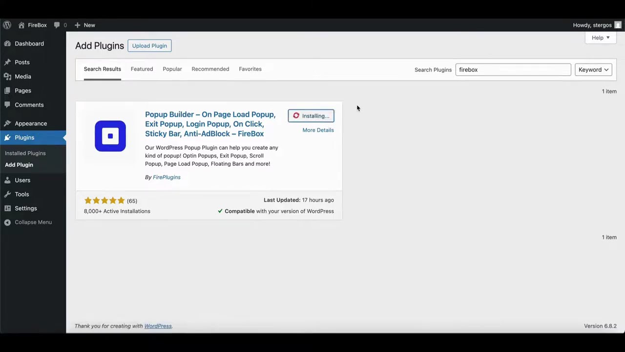 How to Install FireBox Free &ndash; WordPress Popup Plugin