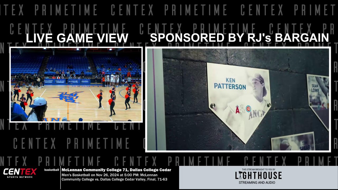 MCC Basketball: #20 McLennan Community College vs Weatherford College