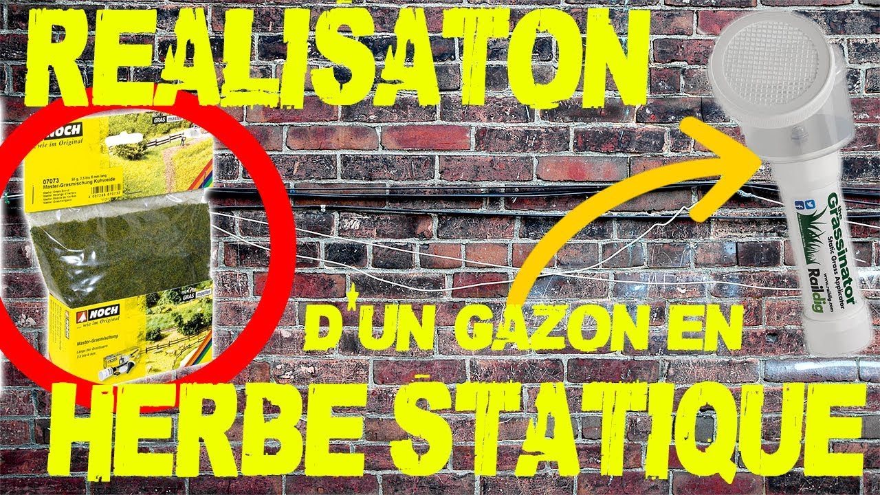 R&eacute;alisation d'un gazon en herbe statique [COCODECO by COCOSER]
