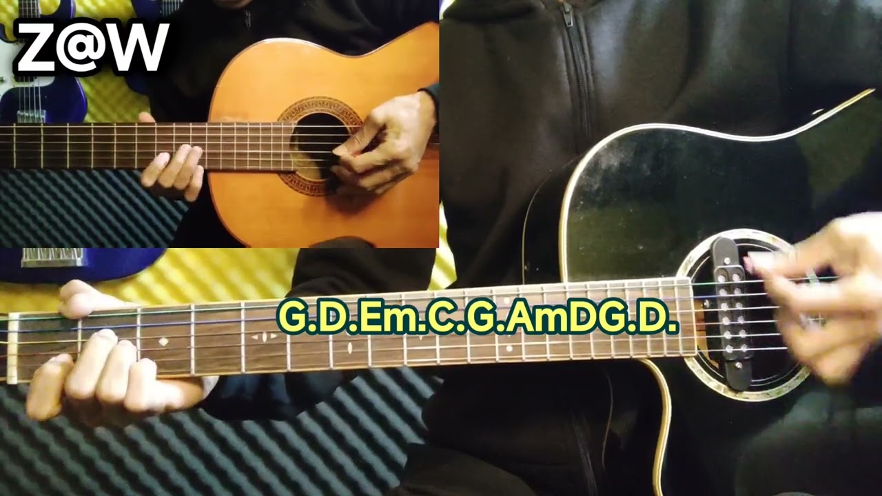 အချစ်မျက်ဝန်း - Guitar Chords & Lyrics ( Zaw6887)