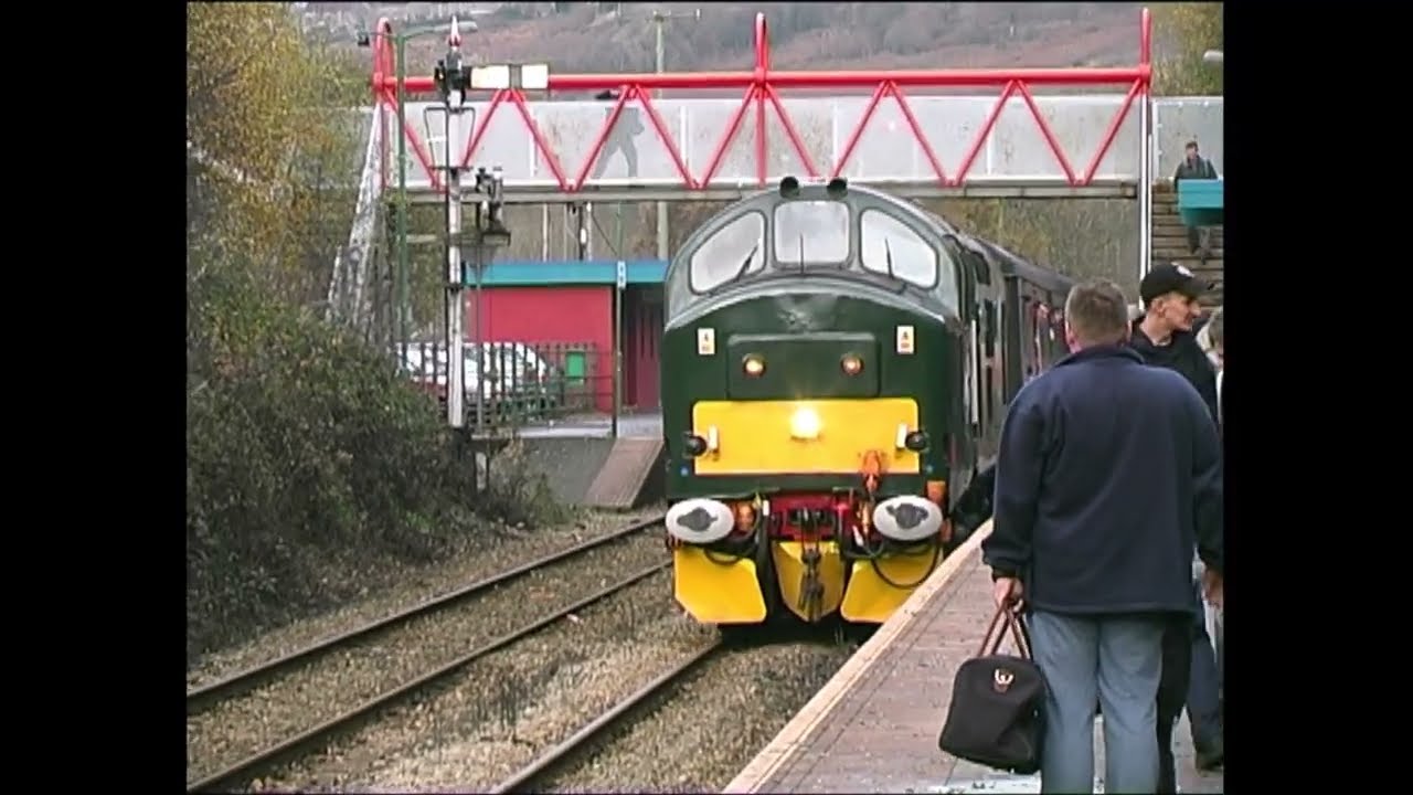Rhymney-Cardiff Central, every station stop, sounds and views all the way in 2005