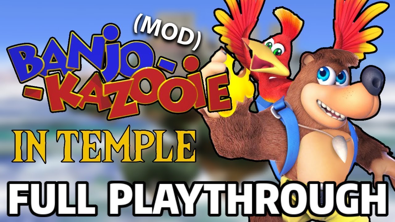 Melee's Temple Level in Banjo-Kazooie! (N64 Mod) [Full Playthrough]