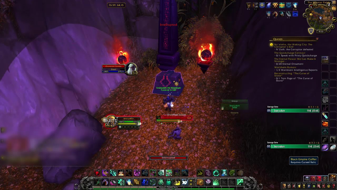 WoW Patch 8.3 Black Empire Coffer Loot (Cursed Relic Chest) || World of Warcraft Battle for Azeroth