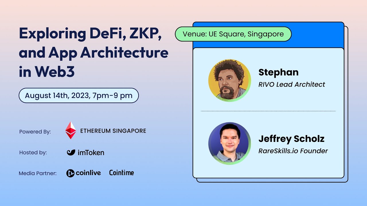 Ethereum DApp Architecture and Token Design | imToken Singapore Meetup