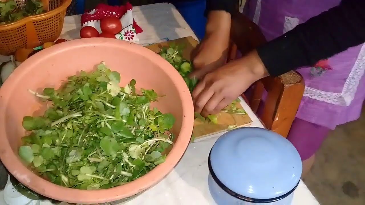 RECETAS DE RANCHO. Un rico caldo de Berros.