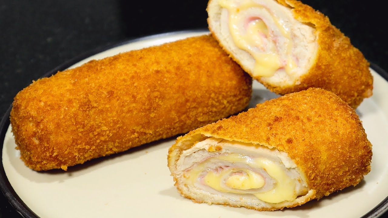 FRANGO CORDON BLEU | FRANGO RECHEADO E EMPANADO