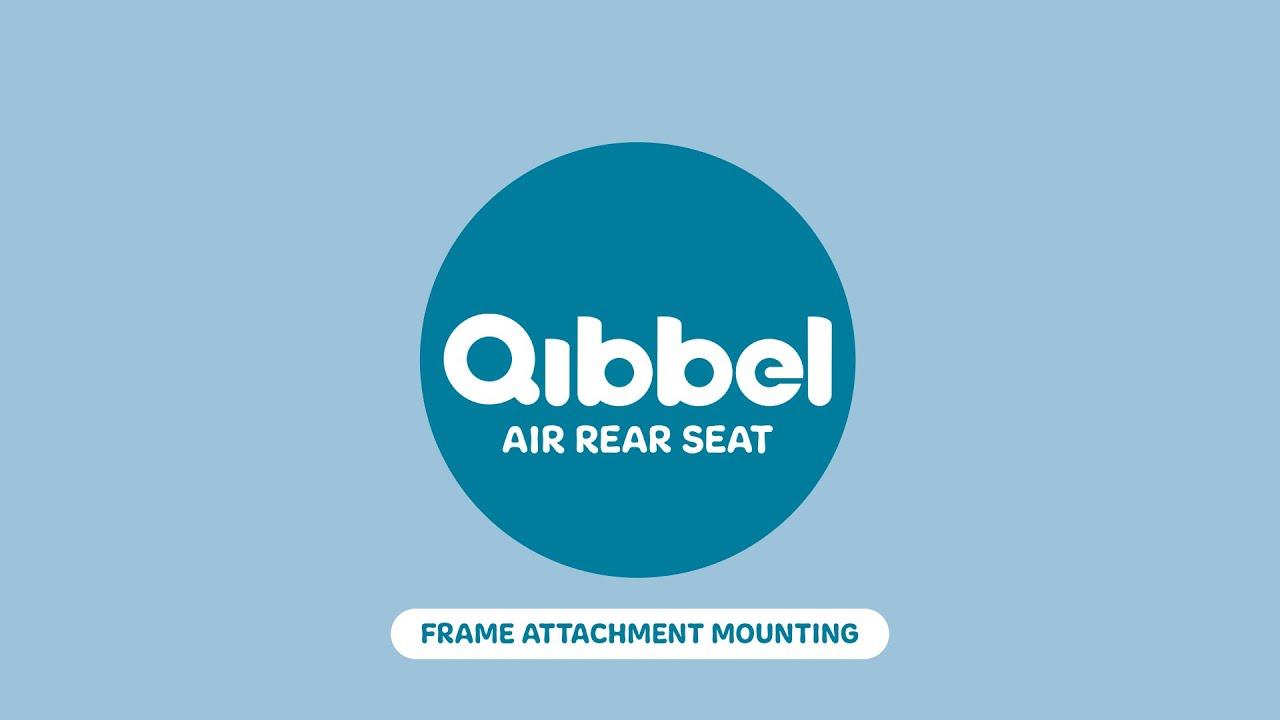 Qibbel Air achterzitje framebevestiging | Hoe monteer ik het stoeltje op het frame van mijn fiets?