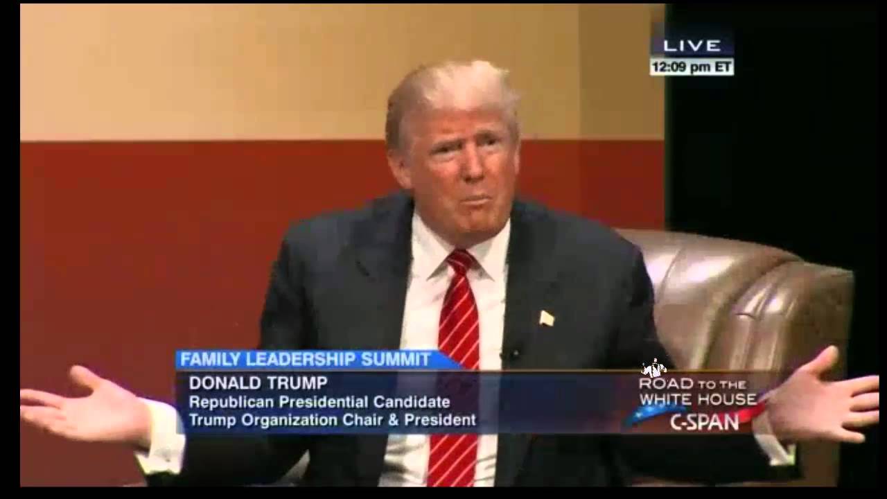 Donald Trump 2015 Family Leadership Summit FULL