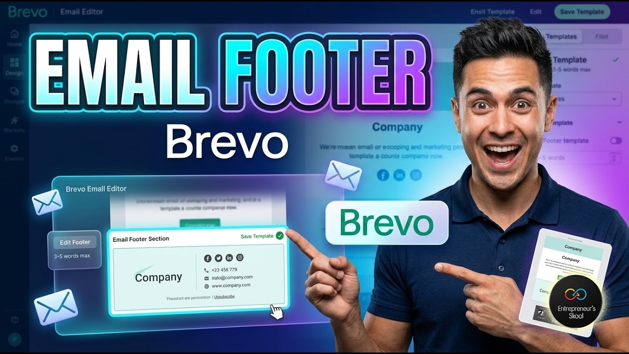 Create An Email Footer Template In Brevo [Shortcut]
