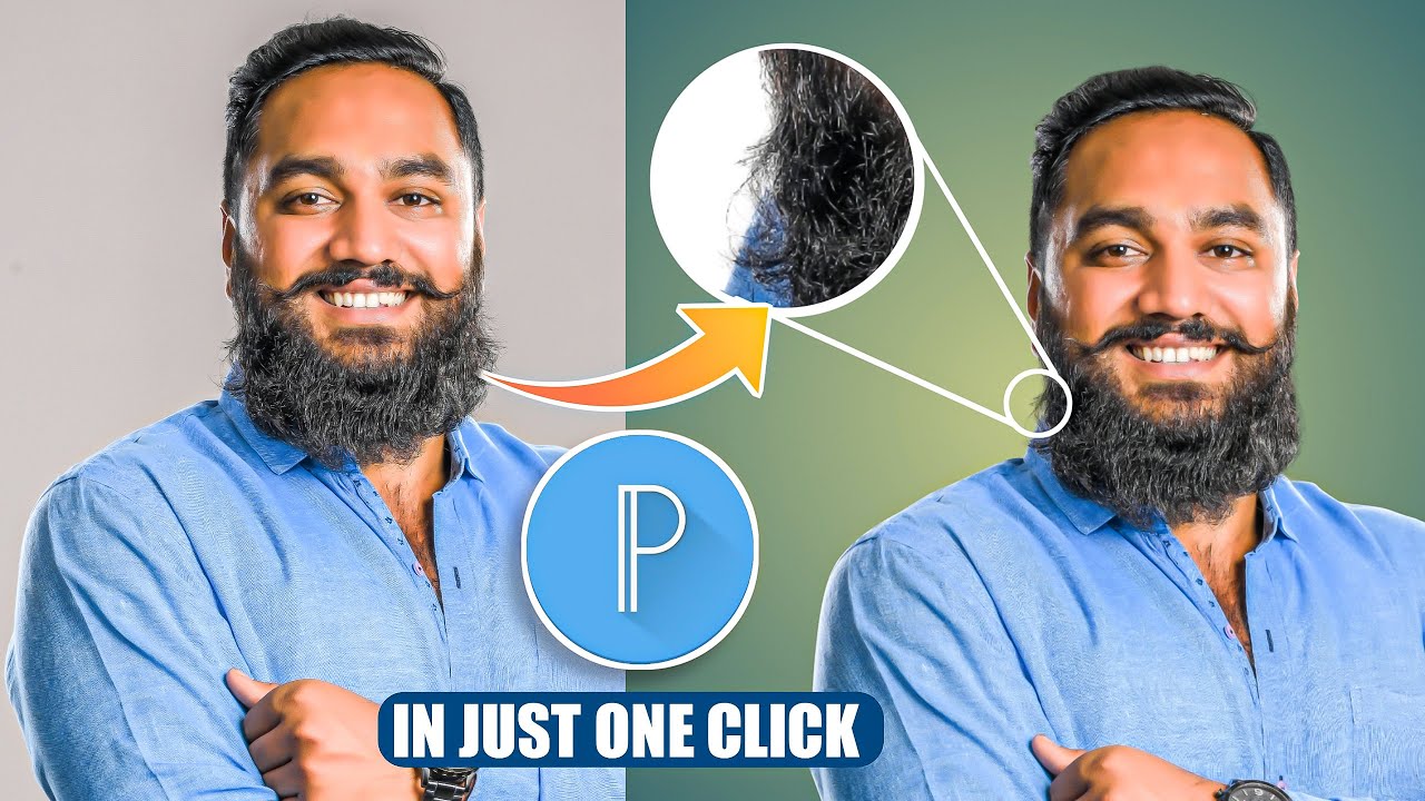 How to Remove Photo Background in Pixellab | In Just One Click